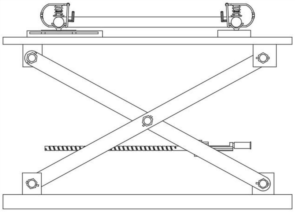 Part clamping device for new energy automobile production