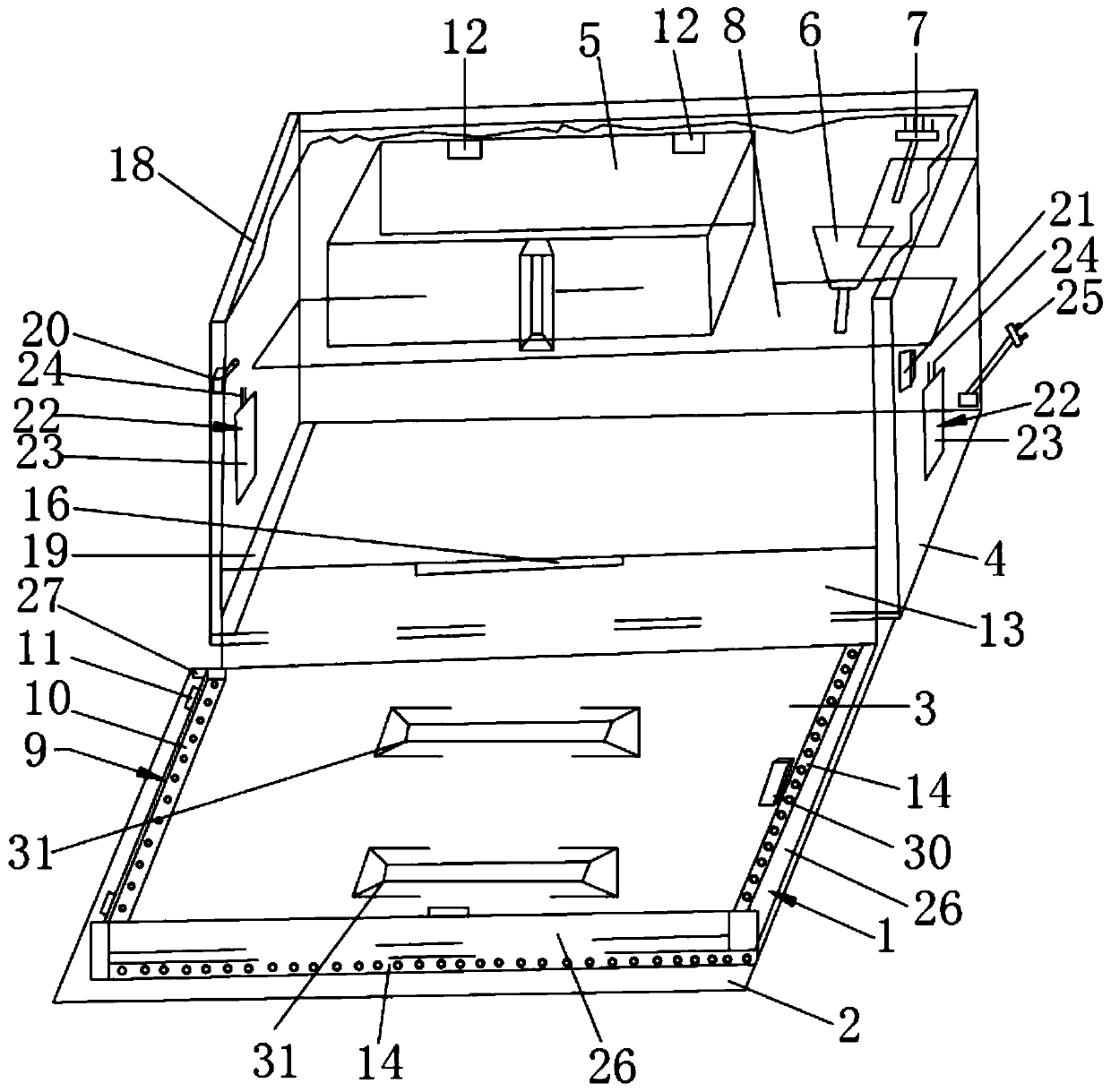 Vegetable cutting box