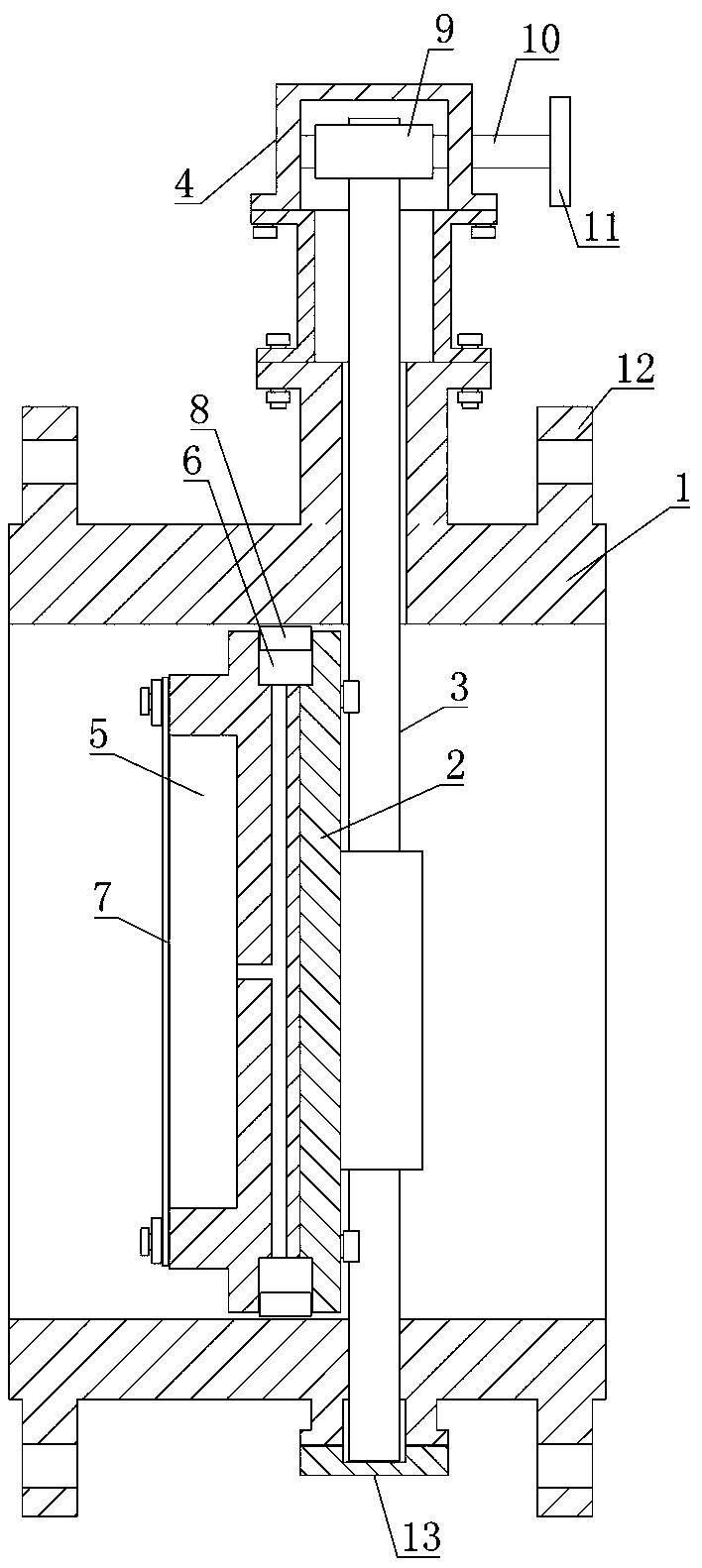 Energy-saving rubber sealing butterfly valve