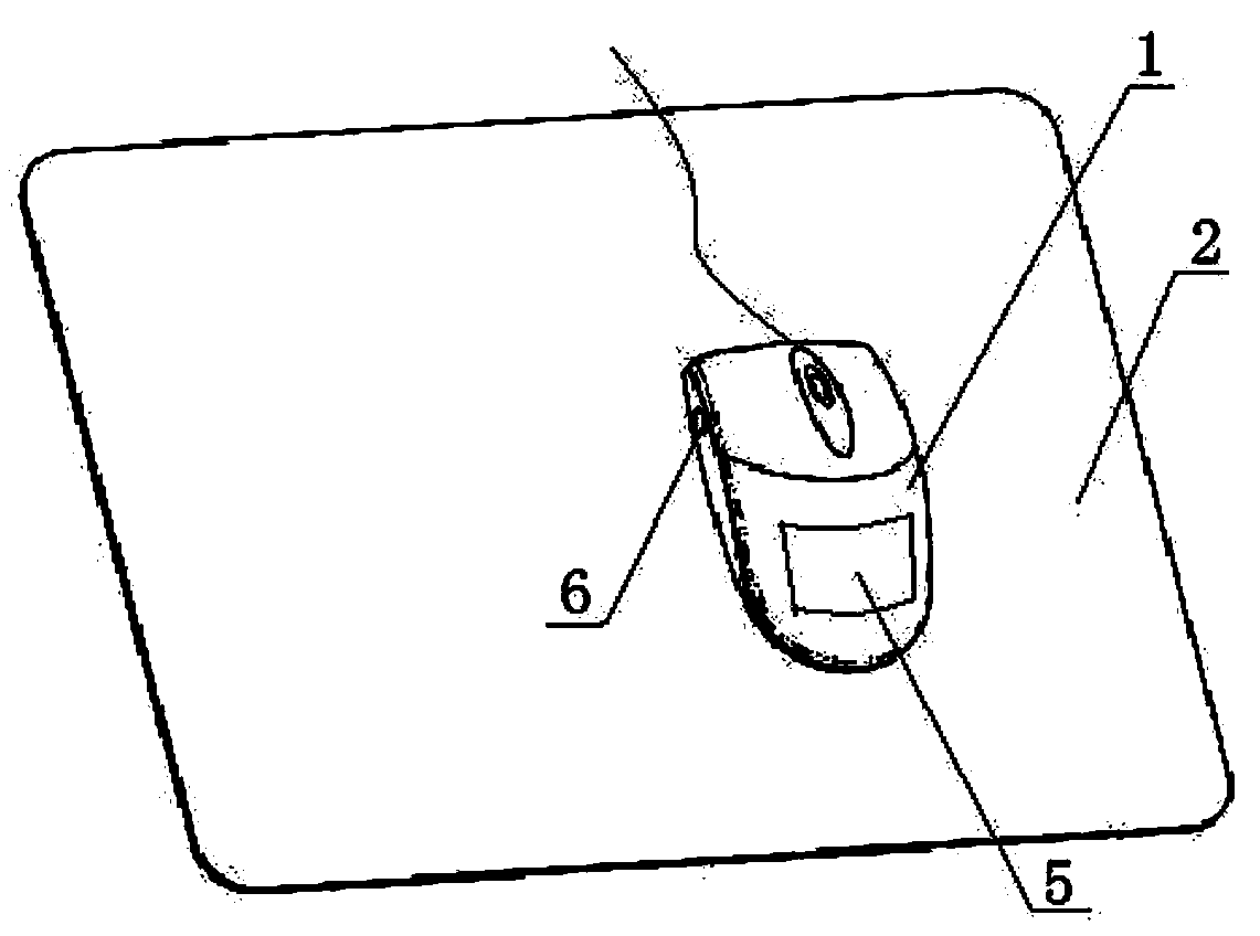 Mouse capable of cooling hand part and reducing operation friction force, and mouse mat