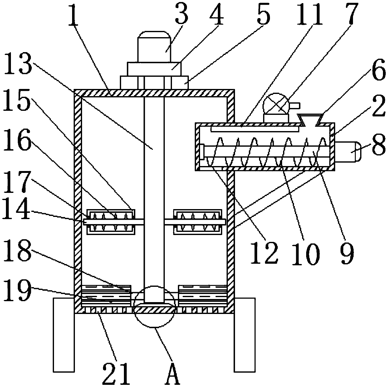 Straw particle forming device