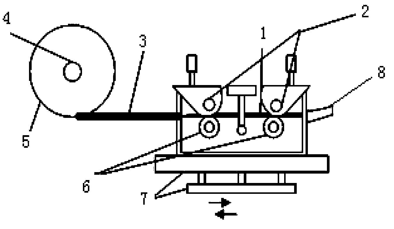 Wire fusing method of laser liquid filling welding