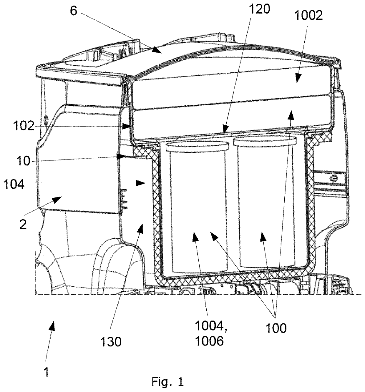 Device and method for consumable item delivery by a mobile robot