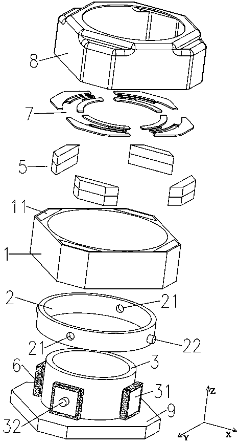 Two-axis anti-shaking pan-tilt and camera device