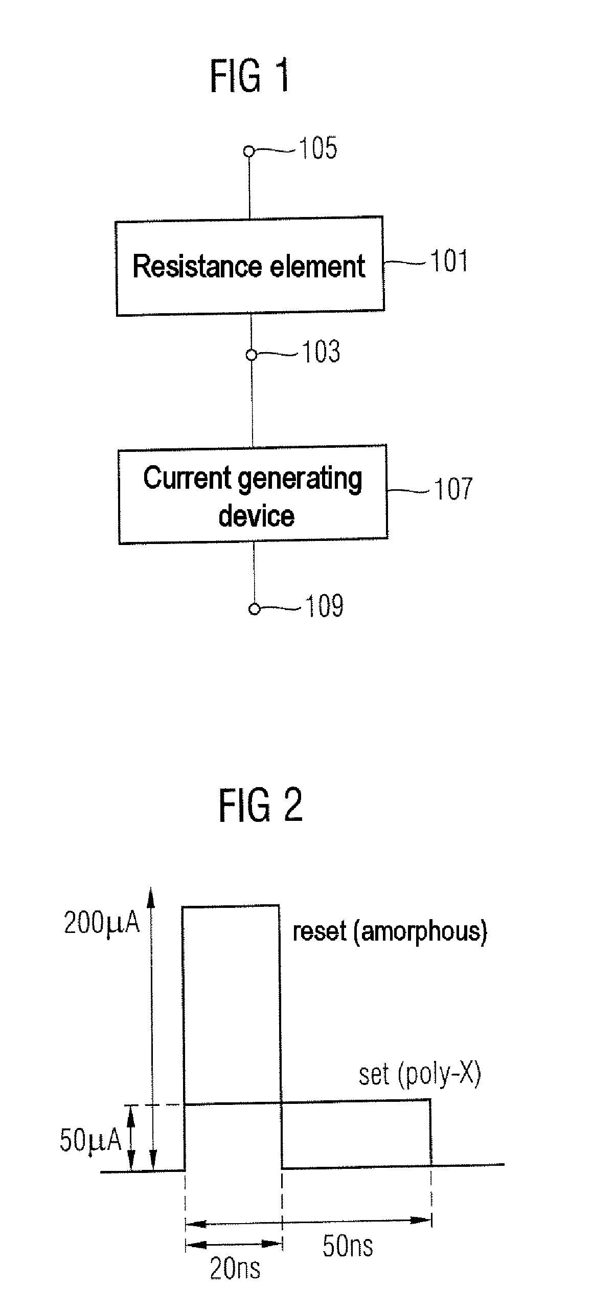 Memory element, memory read-out element and memory cell