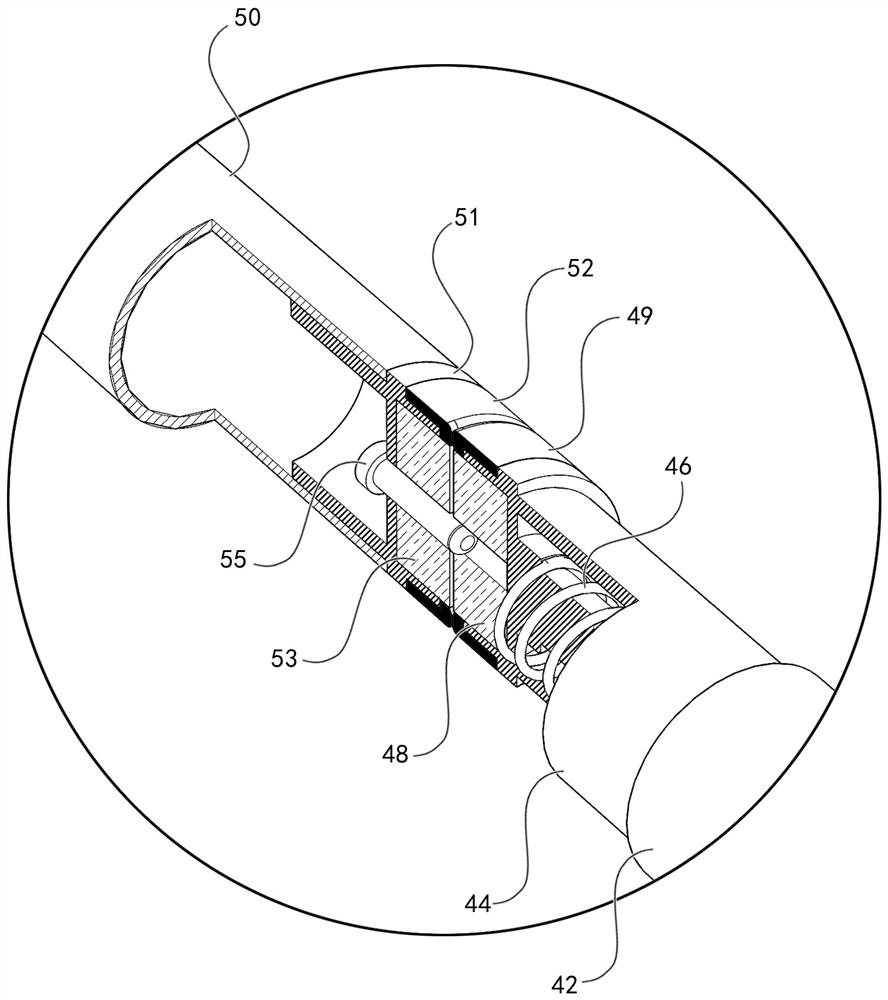 High jump stand rod device with automatic reset function and use method thereof