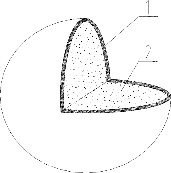 Thermoplastic resin membrane wrapping control-releasing fertilizer and production method thereof