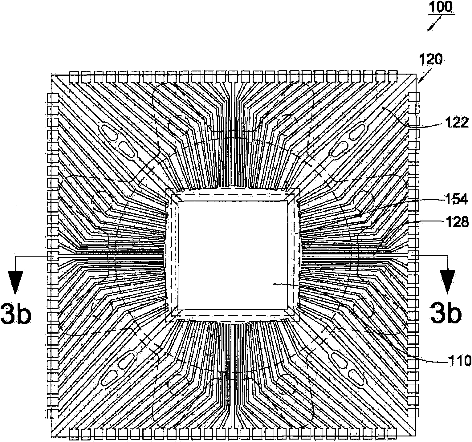 Semiconductor packaging structure and heat radiating fin thereof