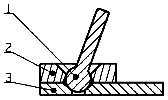 Two-shaft two-frame mechanism with ball head connecting rod transmission mechanism