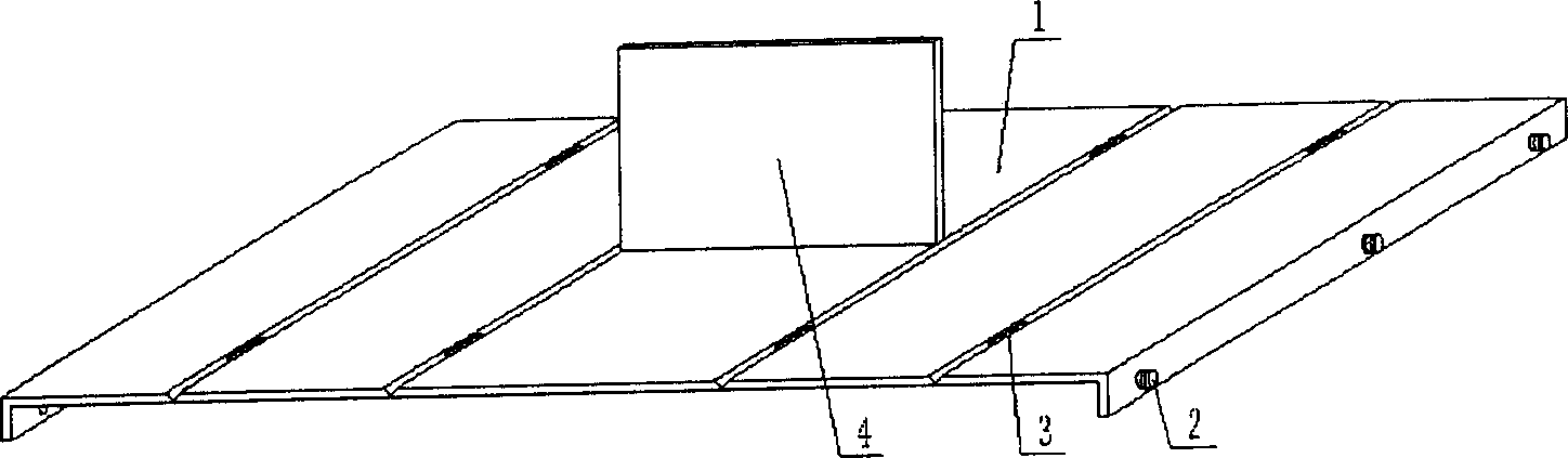 Die in user for molding component of concrete filled double thin wall