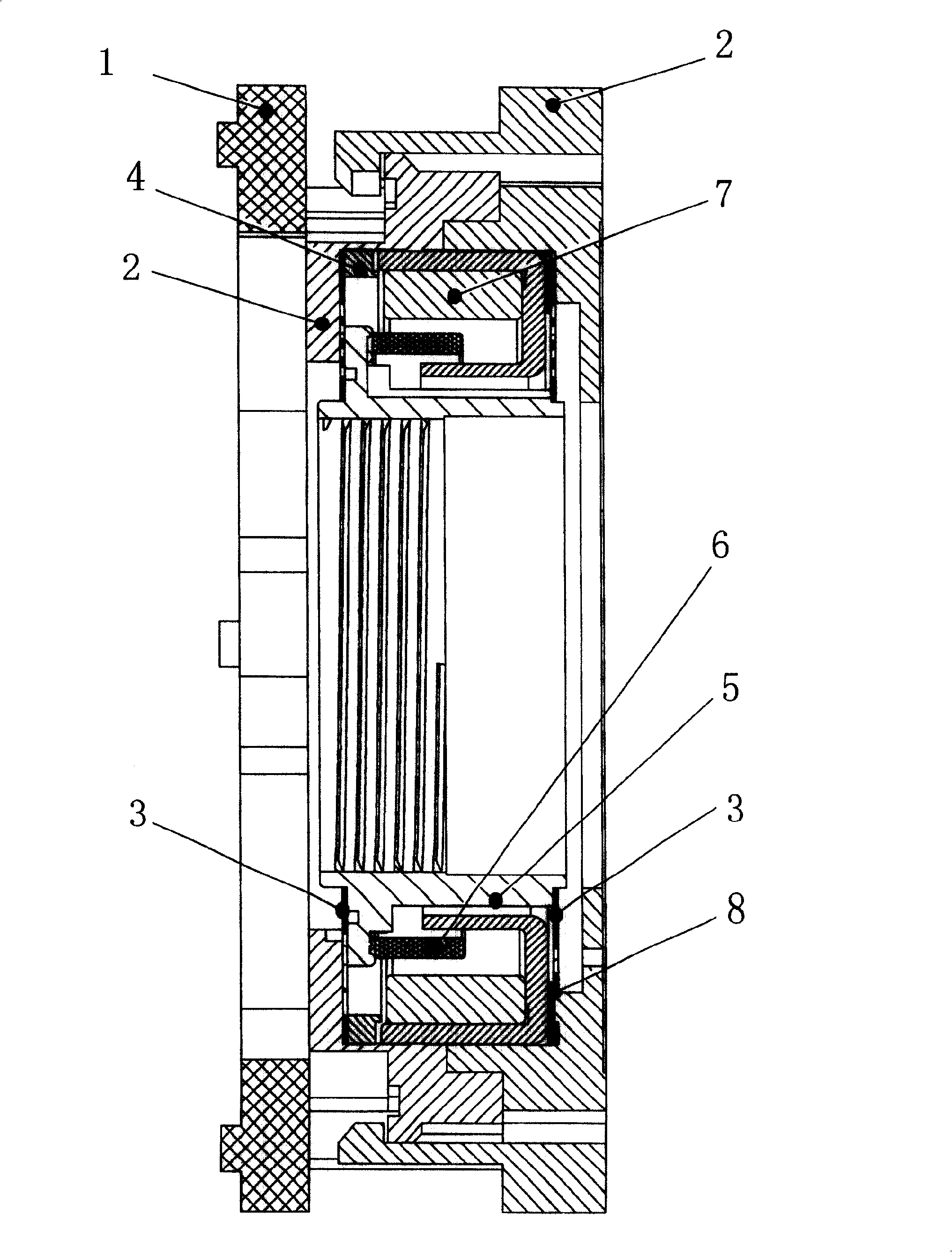 Precise linear displacement apparatus