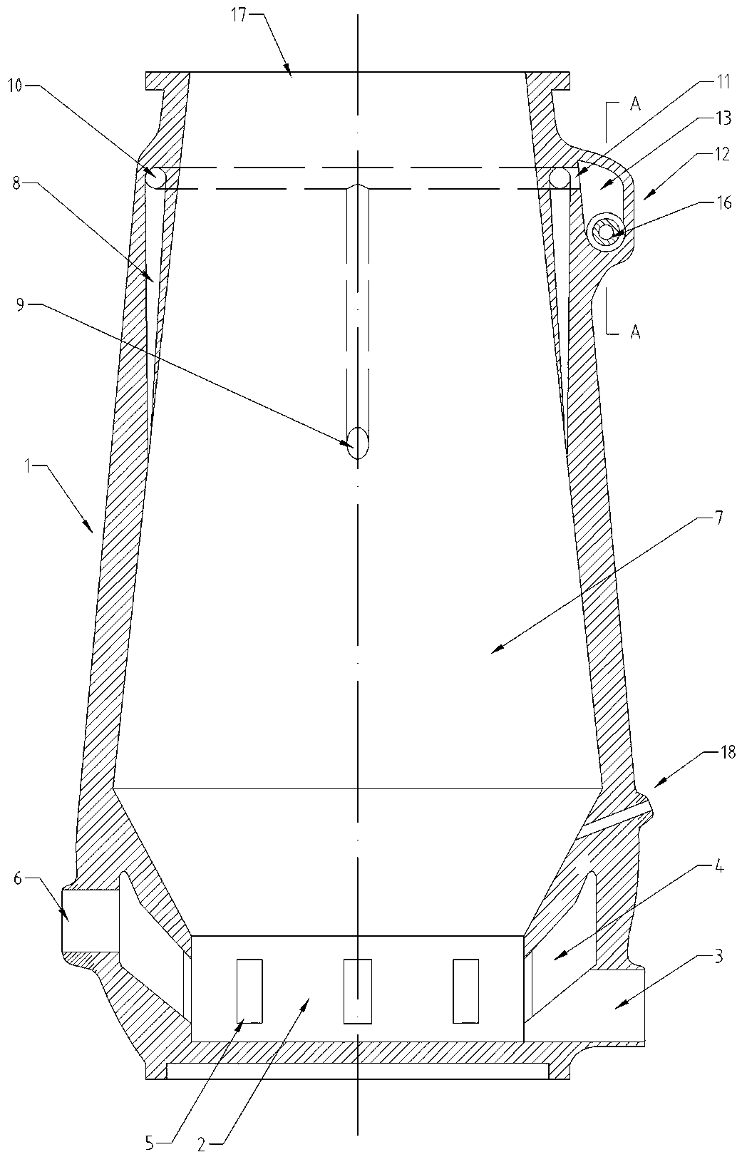 Energy-saving gasification furnace for preparing gas from biomass