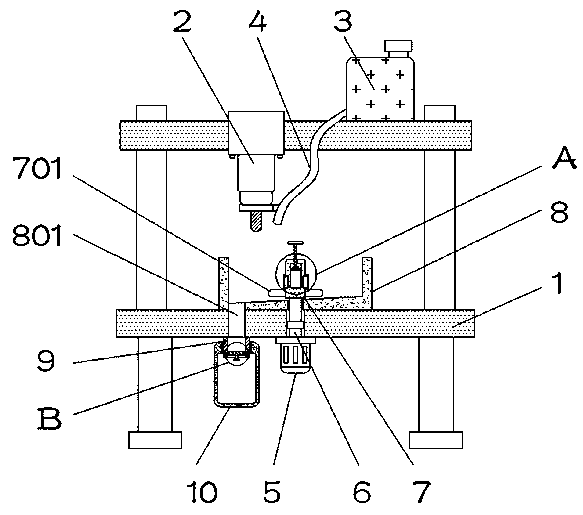 Gear machining cutting device with dust suction function and cutting method