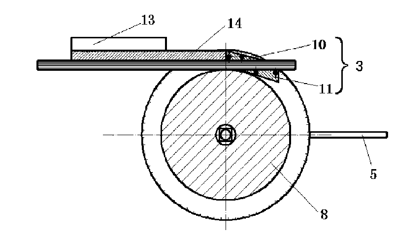 Device for shaping special-shaped tube through bending