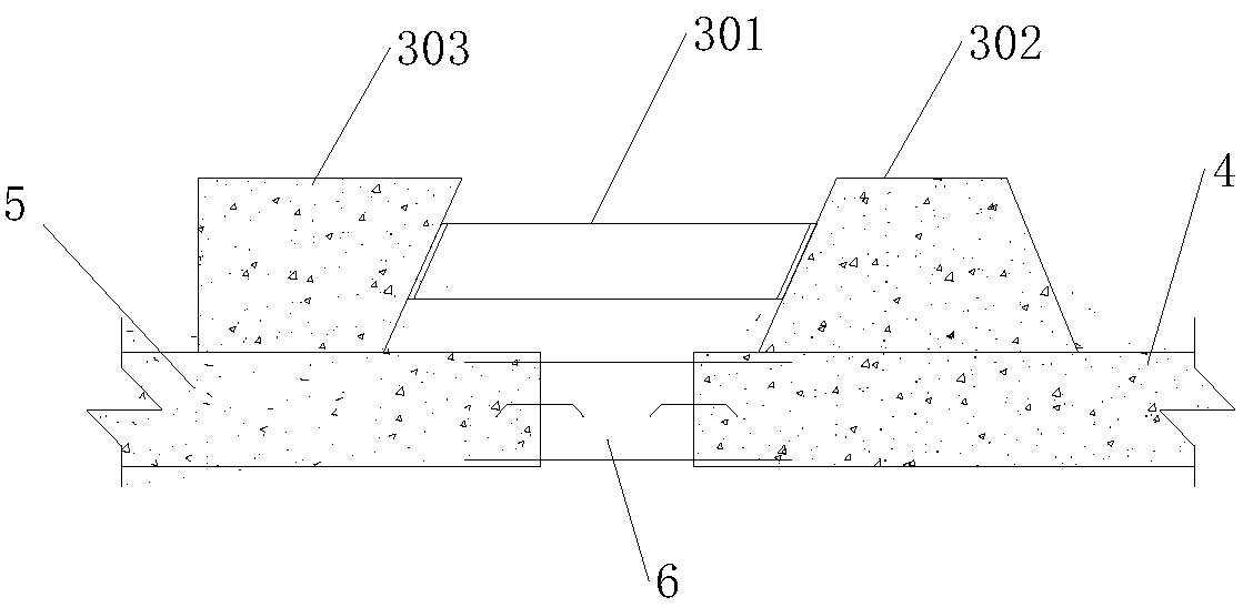 Foundation pit bottom plate post-pouring belt force-transfer structure and construction method thereof