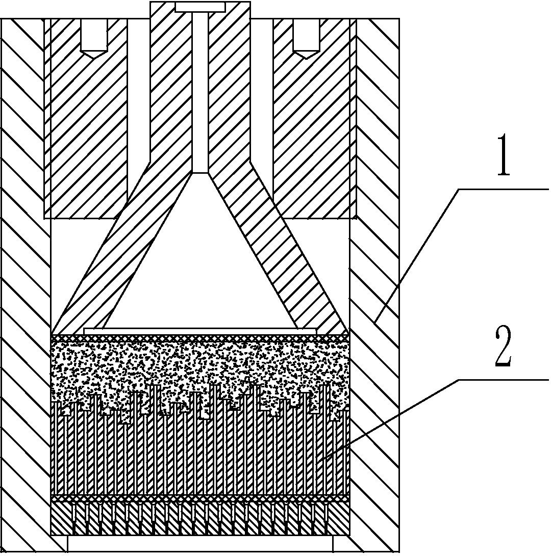 Manufacturing method for irregular-section differential-shrinkage polyester filament yarn