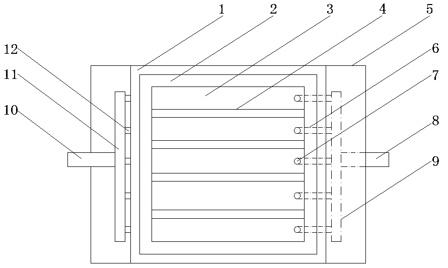 Base plate device used for printing circuit board plug holes