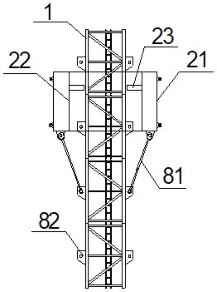 Safety tower crane and an implementation method thereof