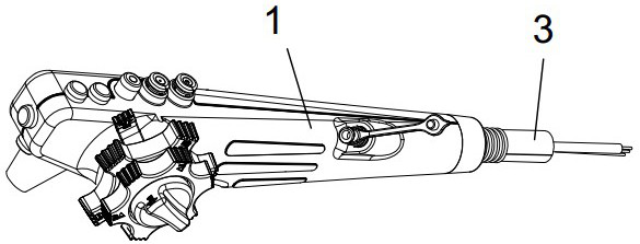 Anti-reflux device of gastroscope