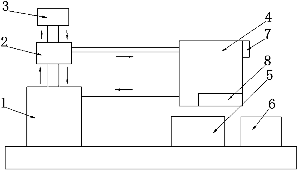 A rock core oil washing instrument capable of automatic sampling and detection