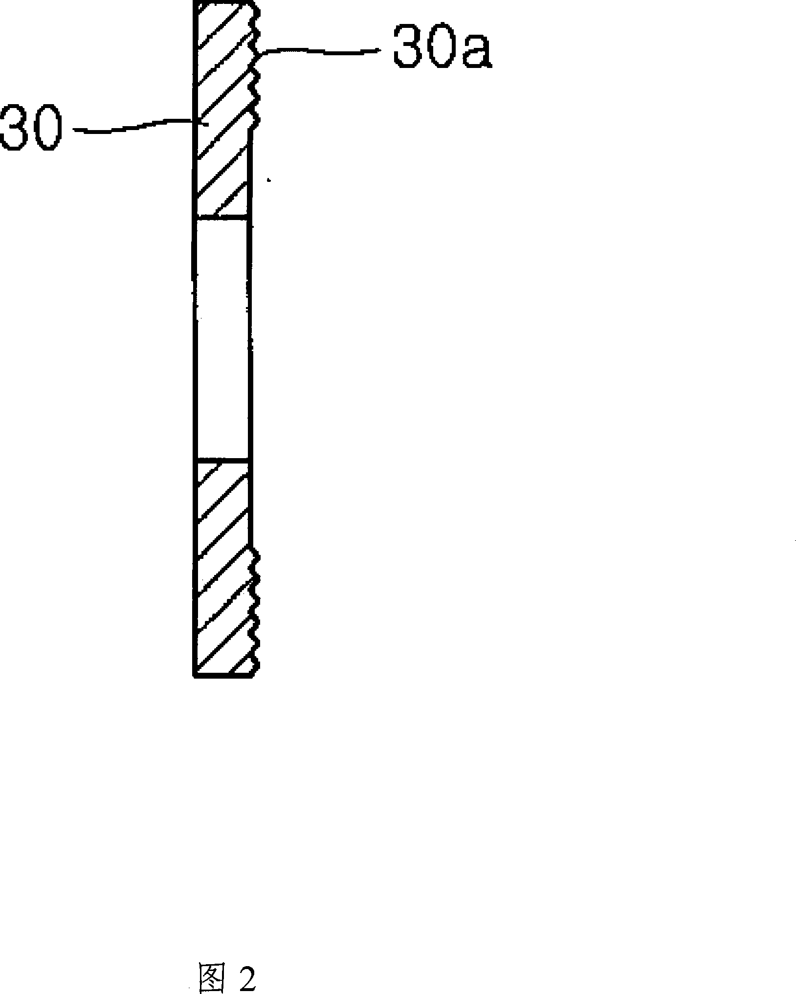 Parking brake for vehicle using inner air exhaustion type ball-in-ramp brake caliper