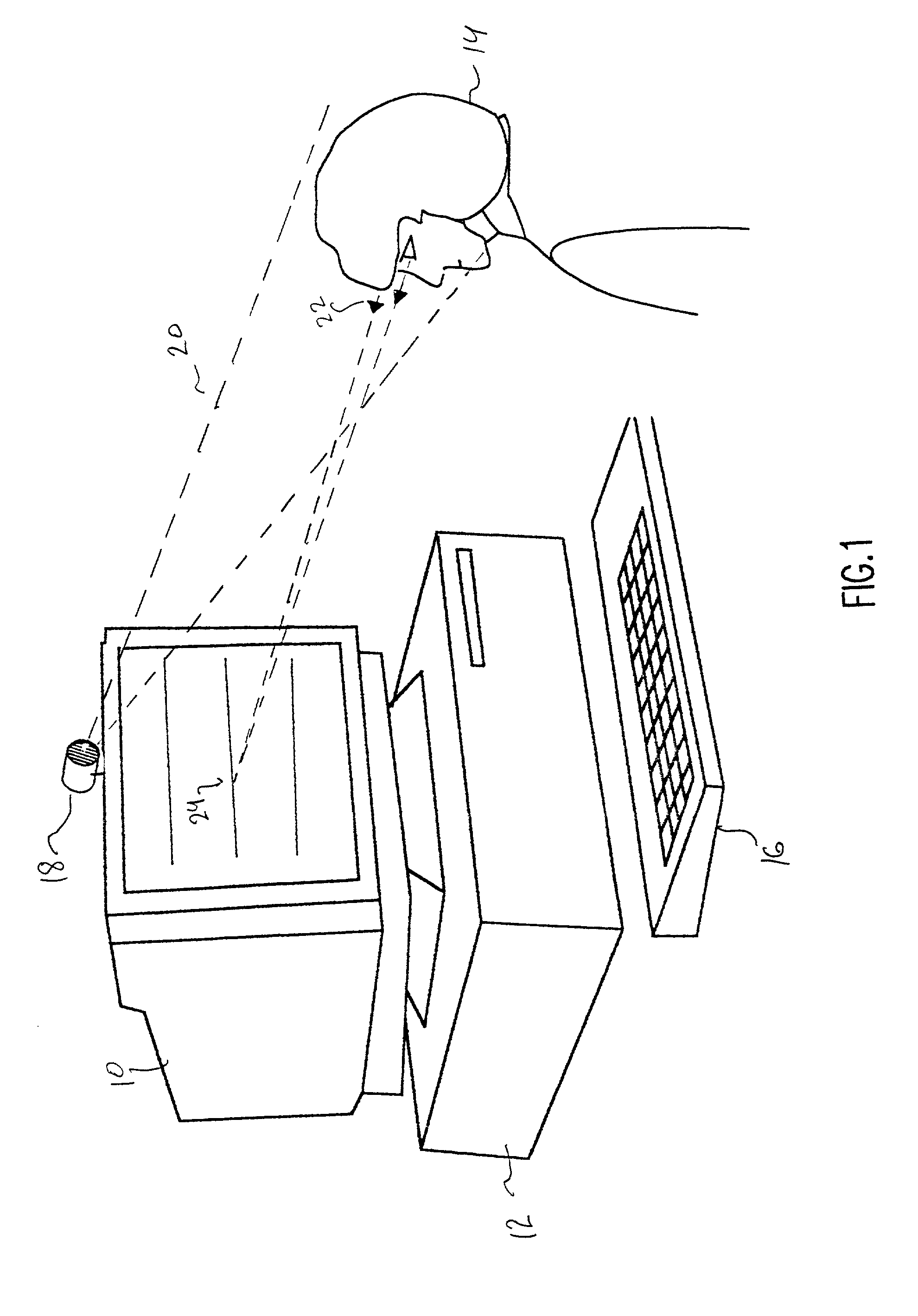 Method for increasing the signal-to-noise in IR-based eye gaze trackers