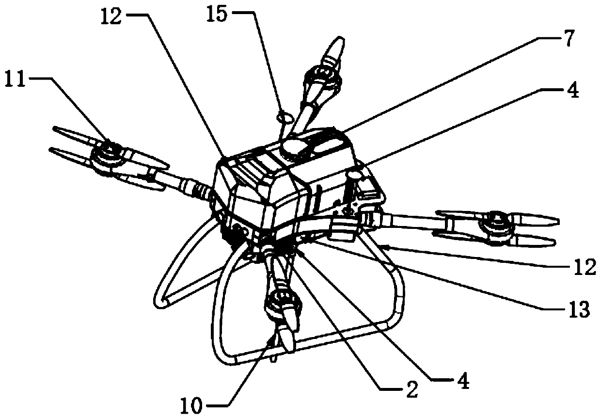 Foldable device and dibbling and seeding unmanned aerial vehicle comprising same
