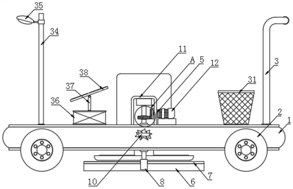 Road compaction device for building construction and using method thereof