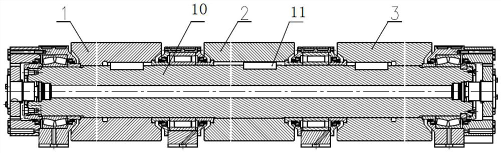 A method for installing continuous casting rolls with interference fit short mandrels