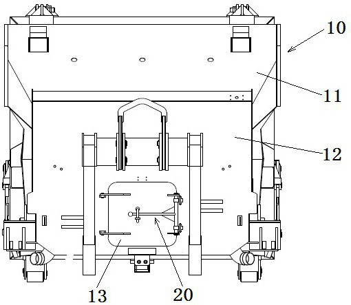 Door lock structure and garbage compression box