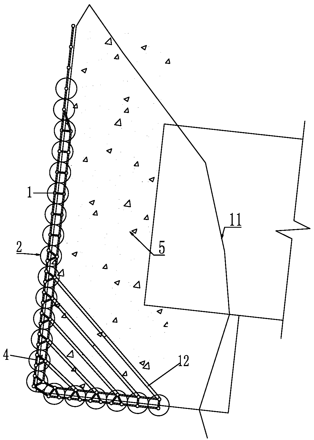 Grouting water-blocking cofferdam and construction method thereof
