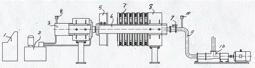 A pressing method of variable capacity filter press