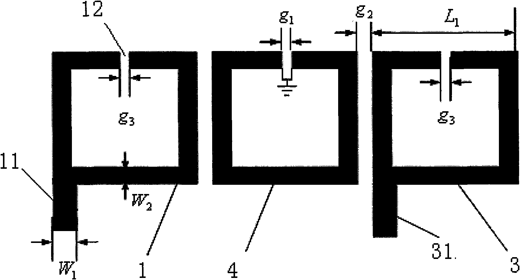Band-pass filter capable of suppressing second harmonic