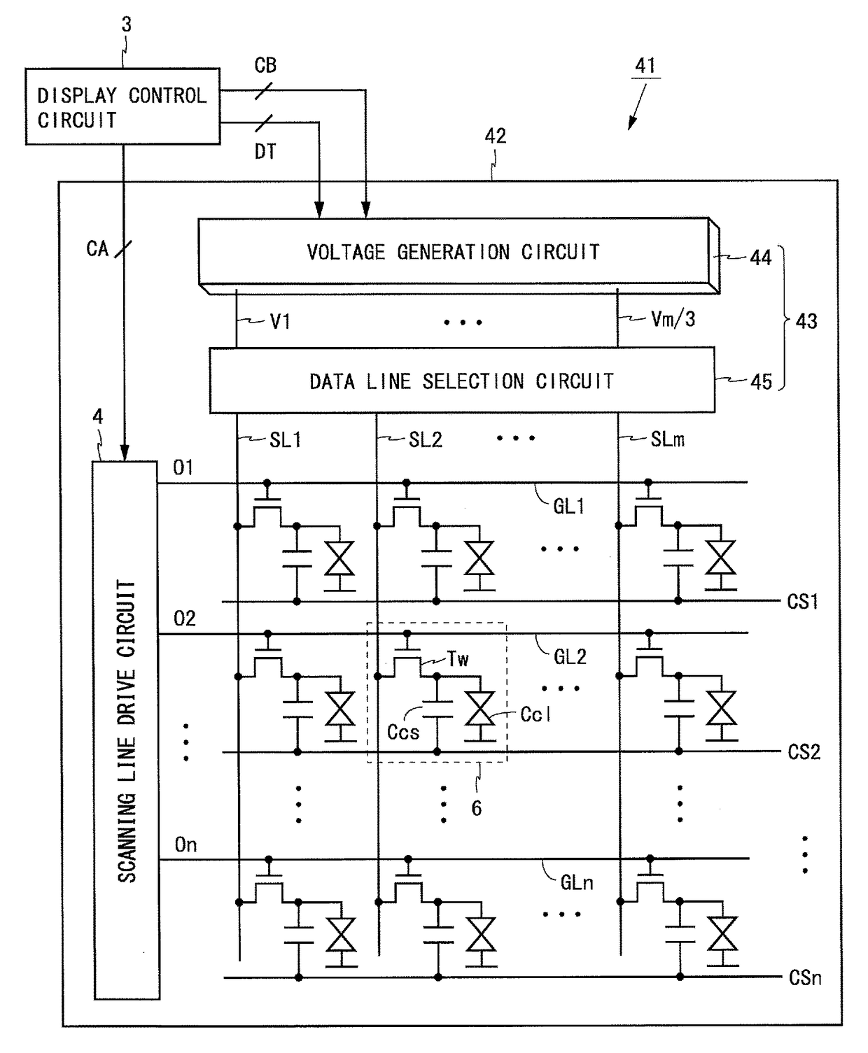 Drive circuit of display device