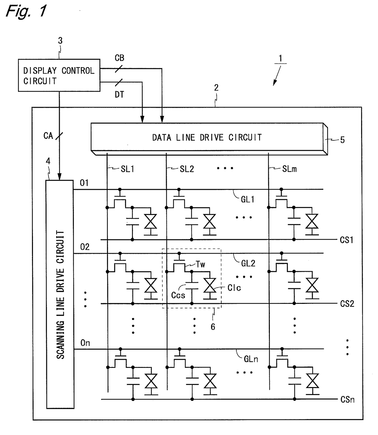 Drive circuit of display device