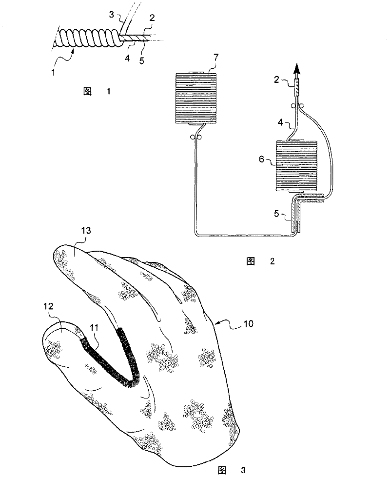 Knitted cut-resistant glove, without fiberglass