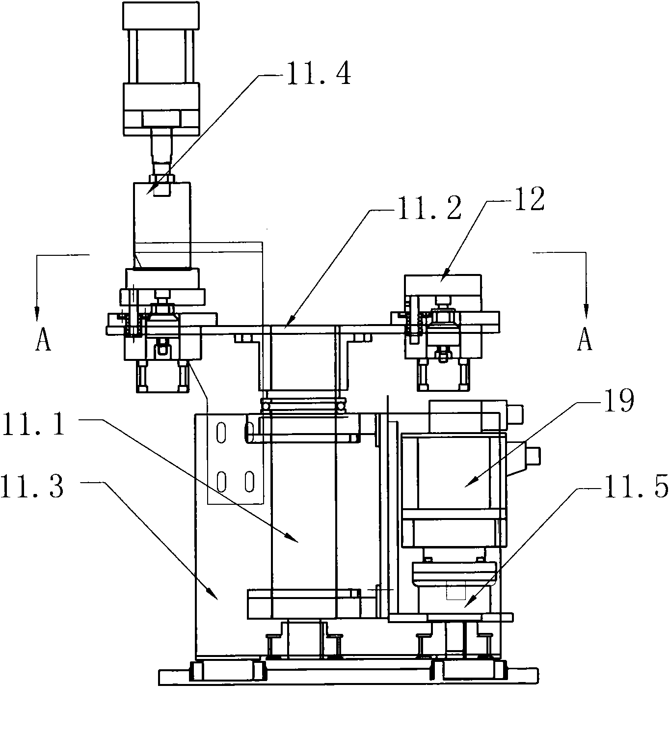 Machine for making bags with oblique zippers