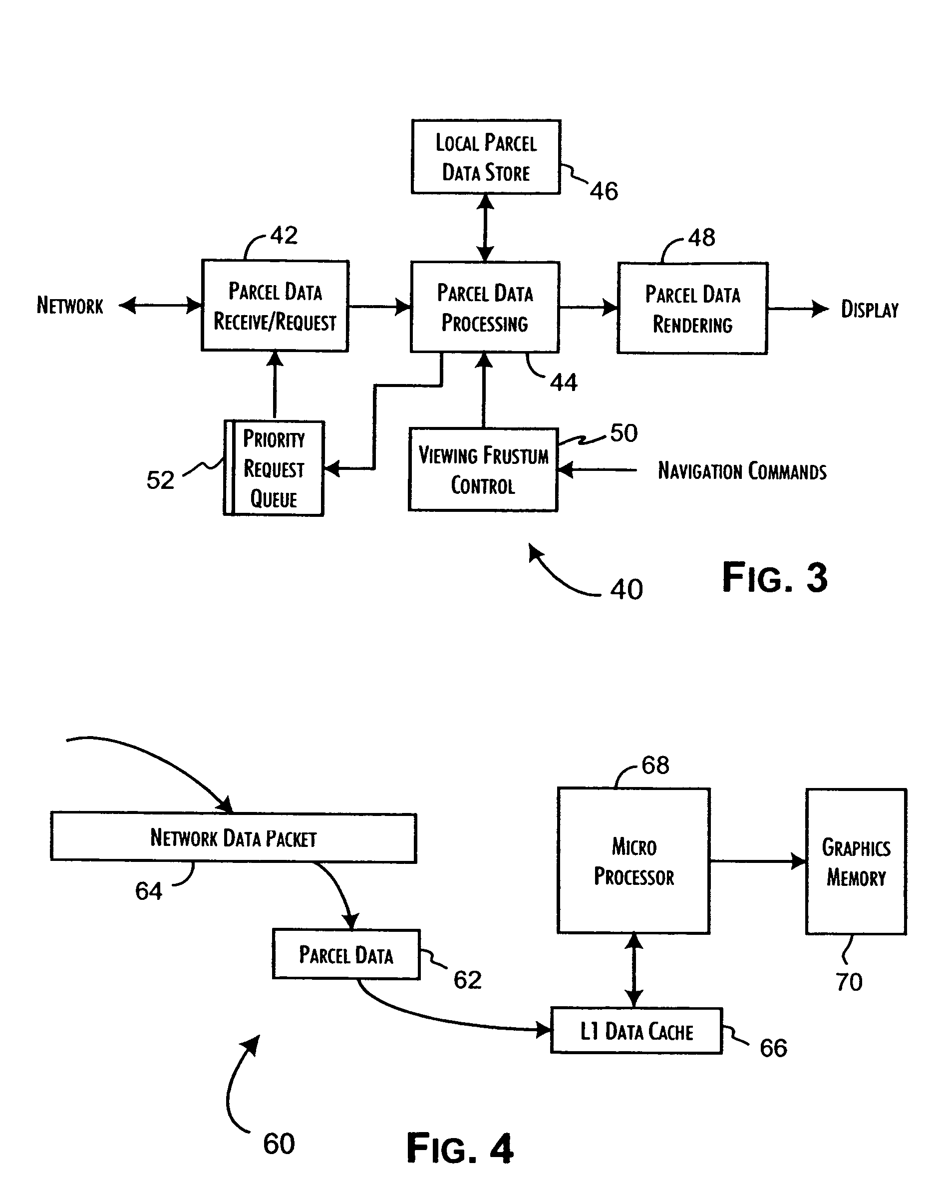 System and methods for network image delivery with dynamic viewing frustum optimized for limited bandwidth communication channels