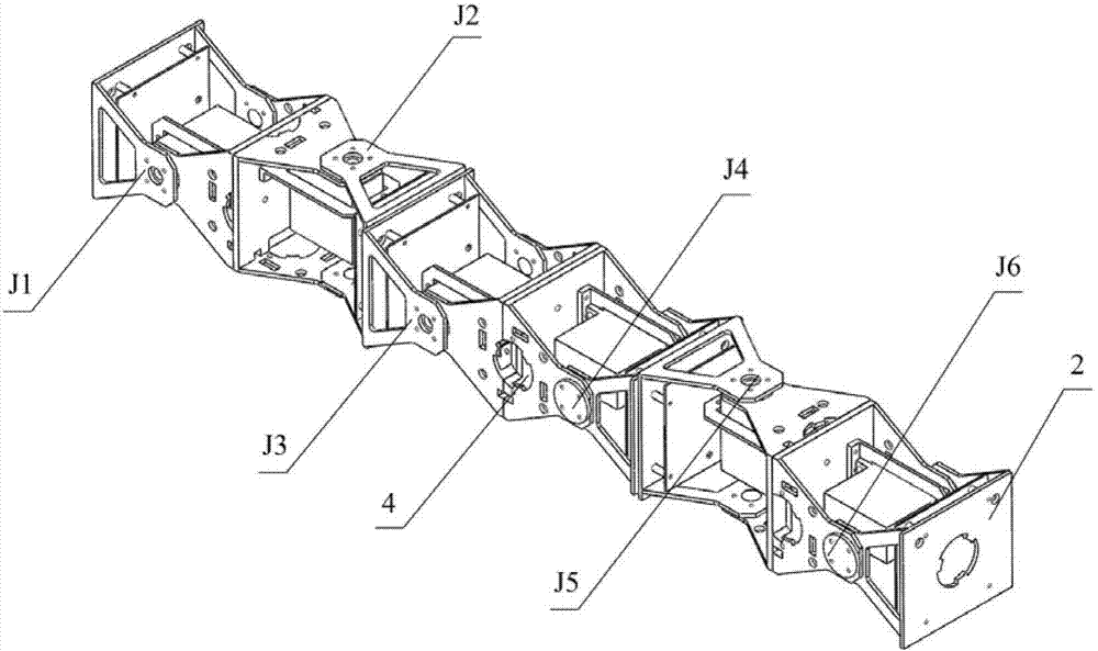 Modular self-reconfigurable robot and method for controlling deformation thereof