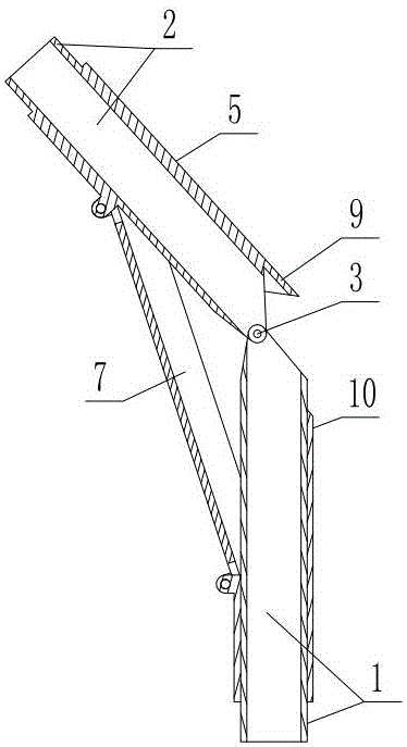 Push-pull deformable mechanical arm for high-voltage grounding rod