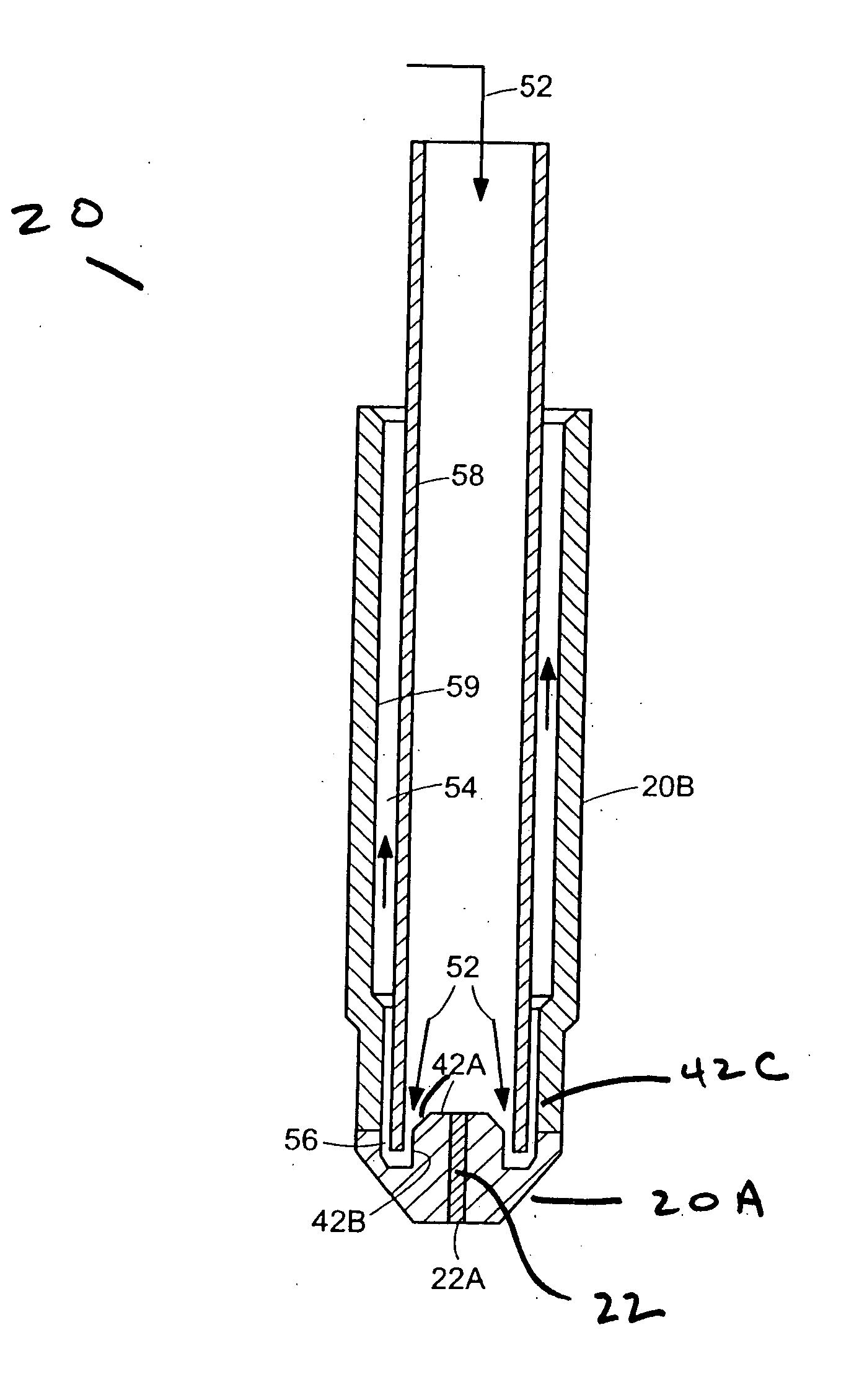 Composite electrode for a plasma arc torch