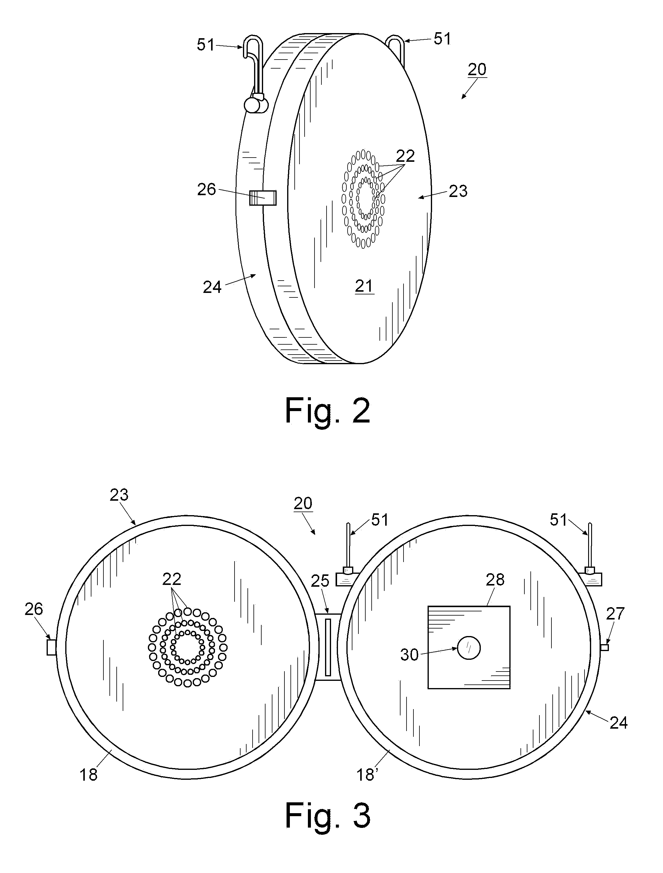 Sports target device and method