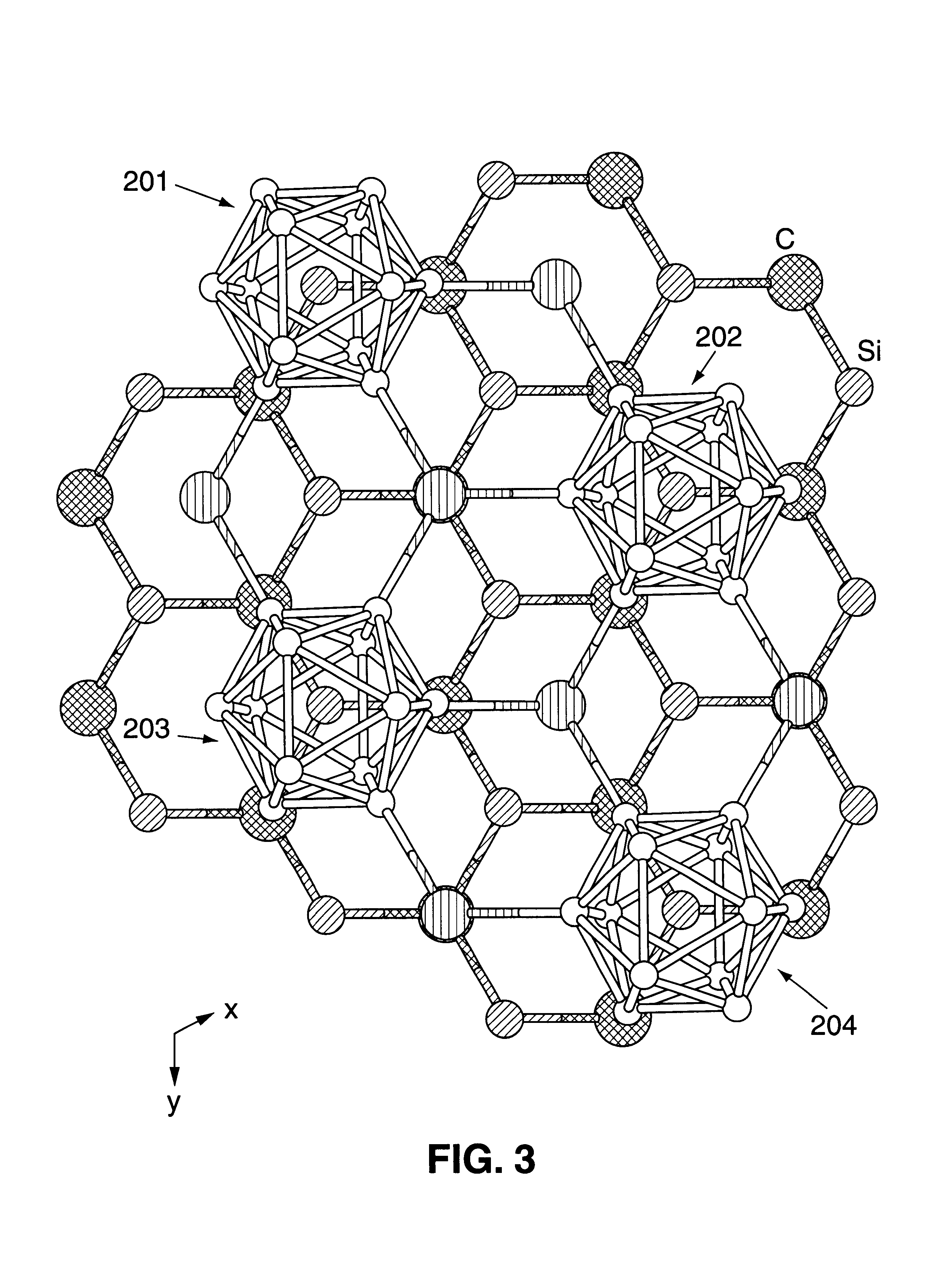 Method of making an icosahedral boride structure