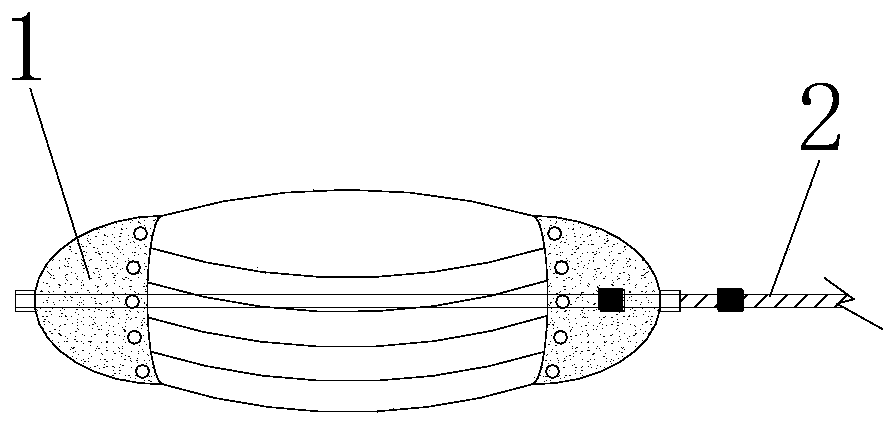 Elastic prestress duct dredging device and using method thereof