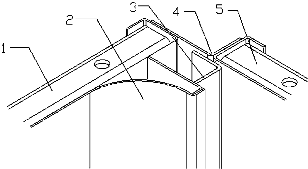 Arc car wall structure