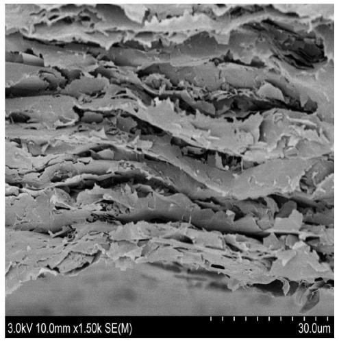 Bionic laminated graphene/perylene diimide derivative heat conduction film and preparation method thereof
