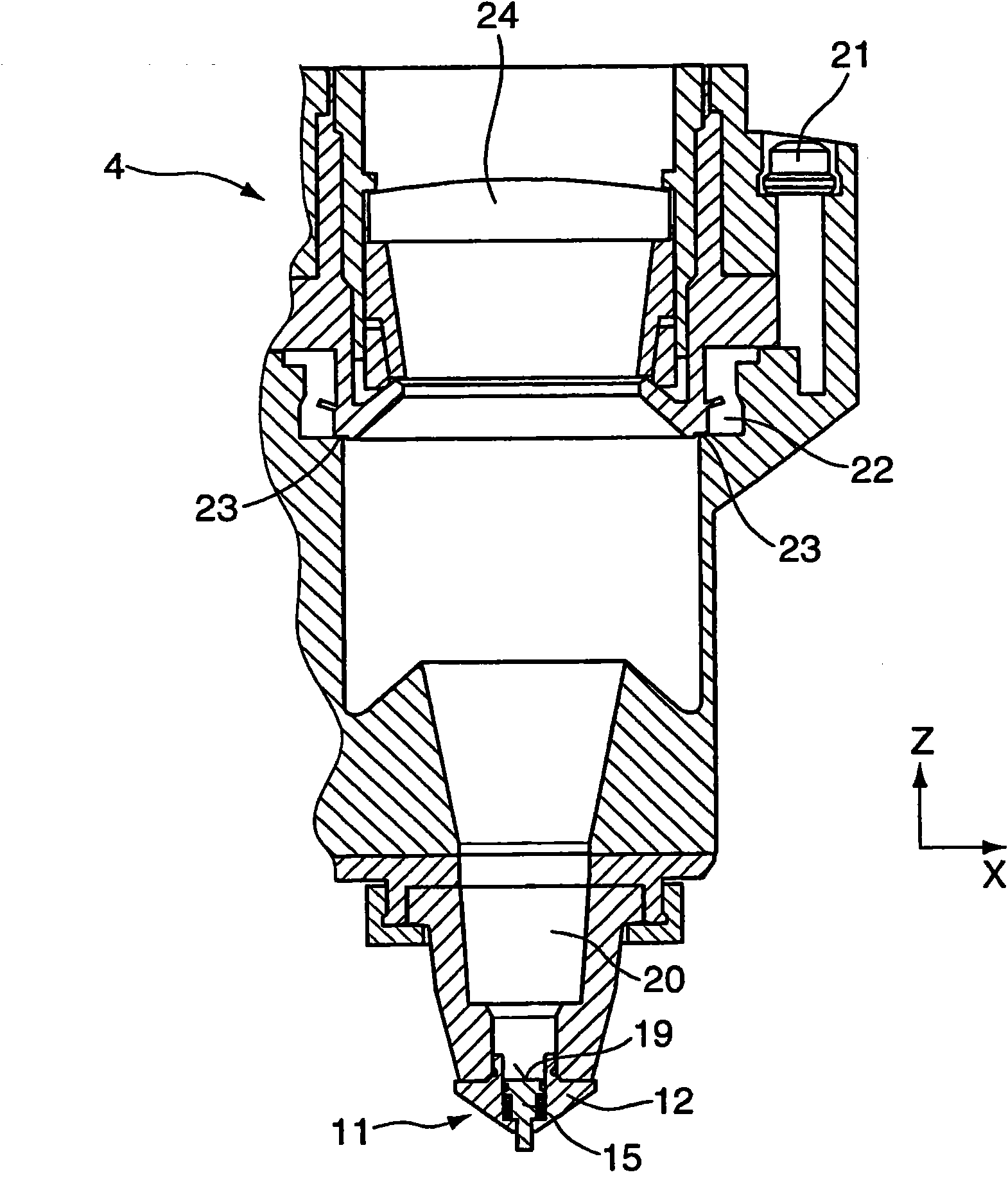 Devices and method for detecting the condition of an edge of a work piece
