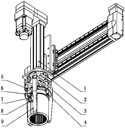 Multifunctional mechanical arm grabbing mechanism