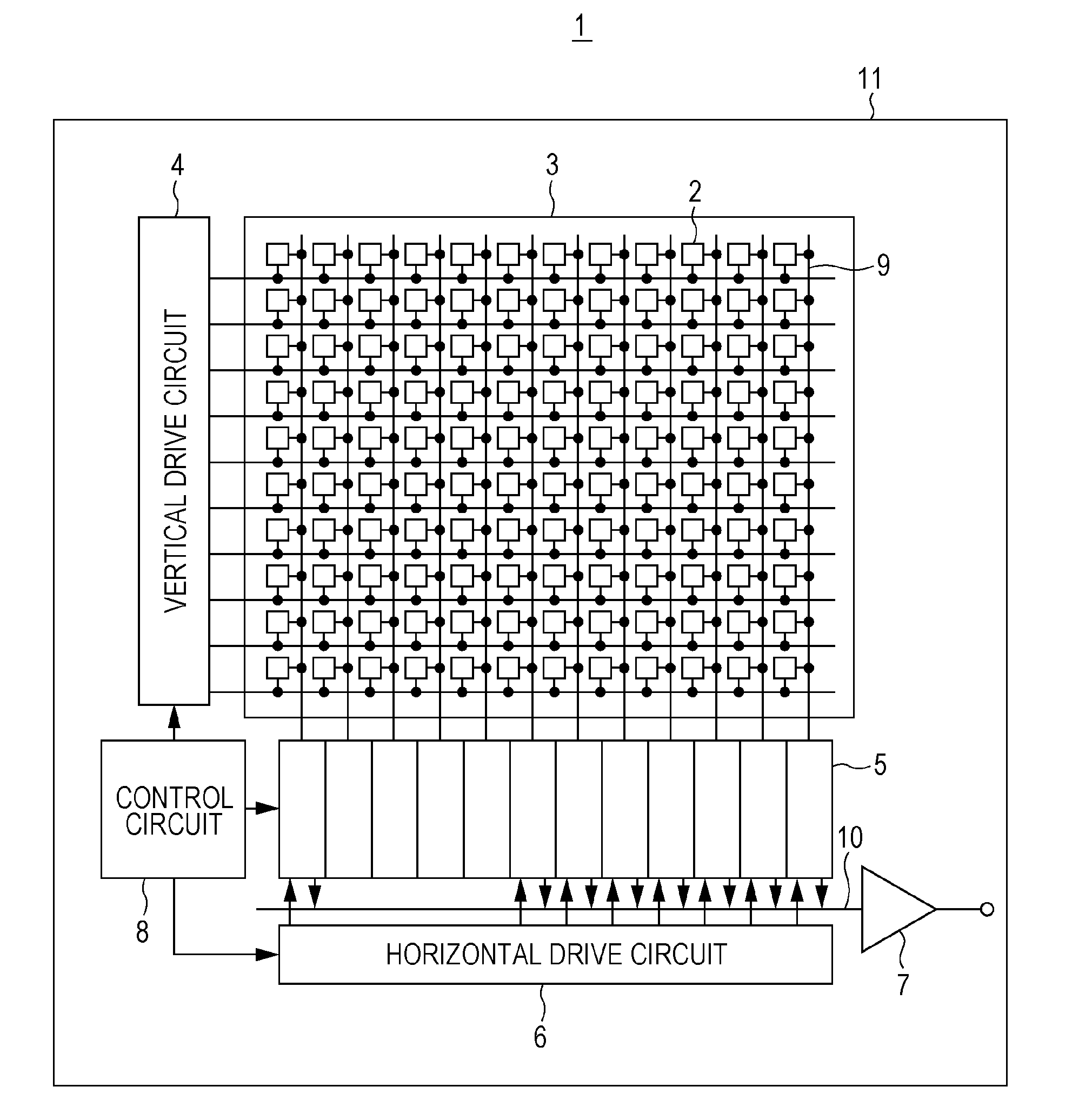 Solid-state imaging device, method of fabricating solid-state imaging device, method of driving solid-state imaging device, and electronic apparatus