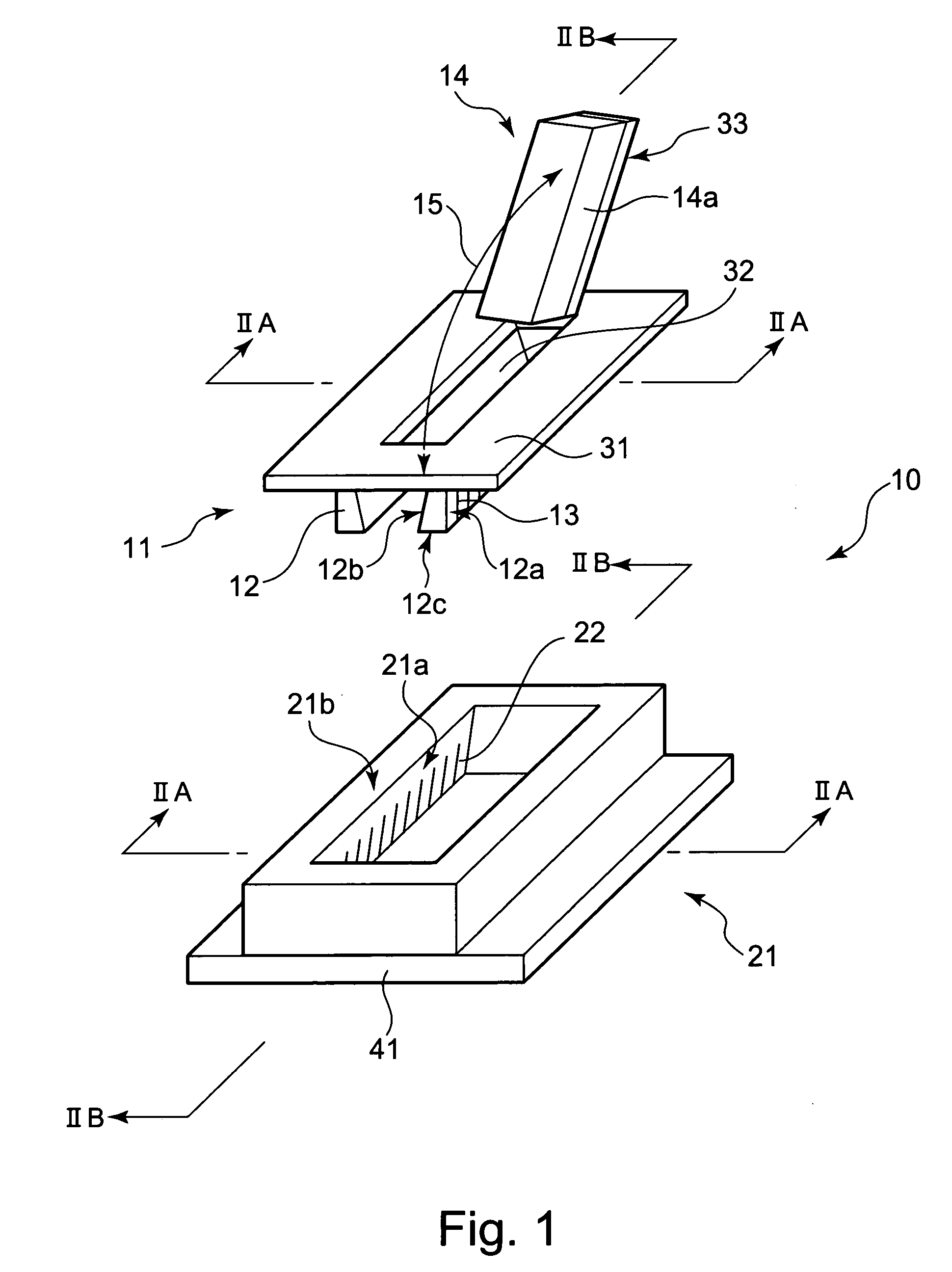 Connector and method of connecting the same